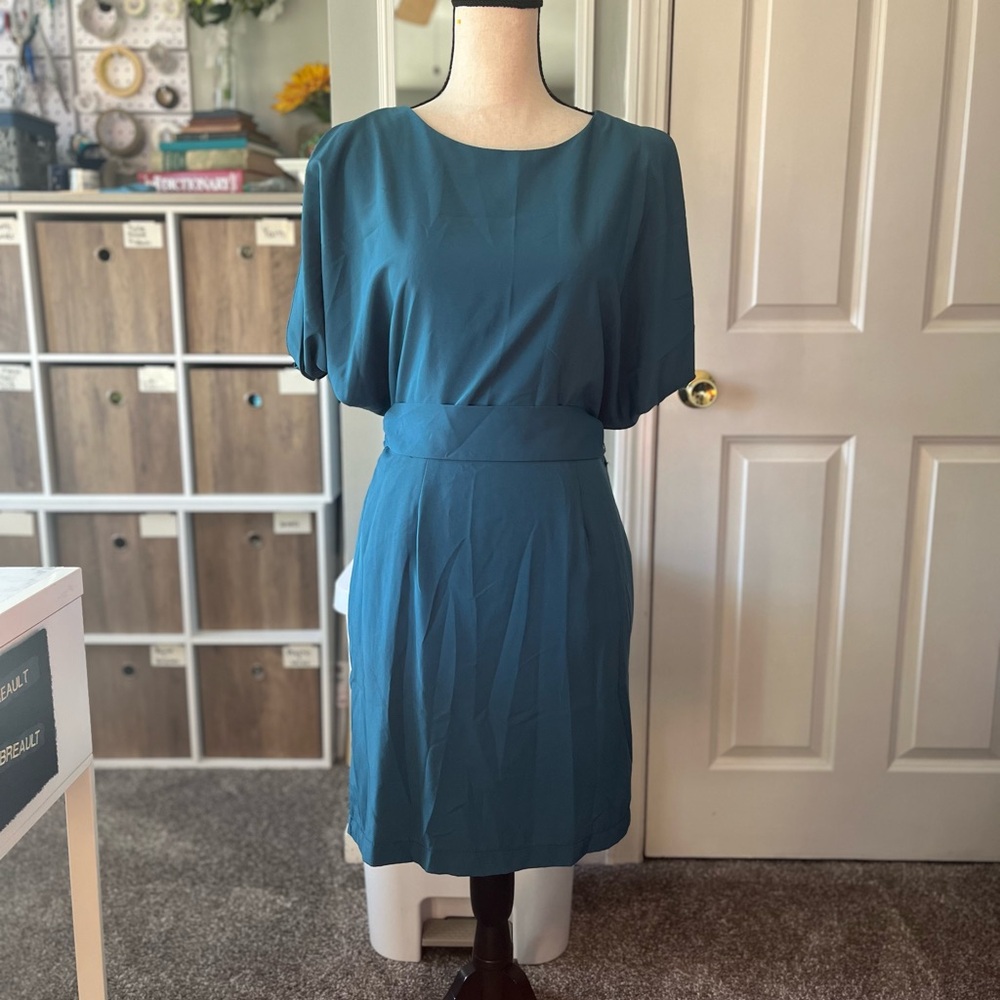 Black Label Teal Midi Dress